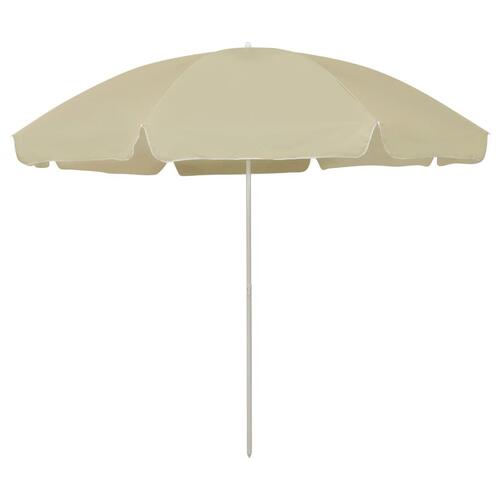 Strandparasol 300 cm sandgul