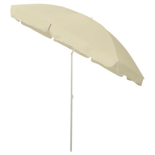 Strandparasol 300 cm sandgul