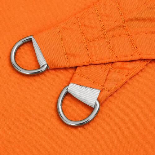 Solsejl 5x7x7 m trekantet oxfordstof orange