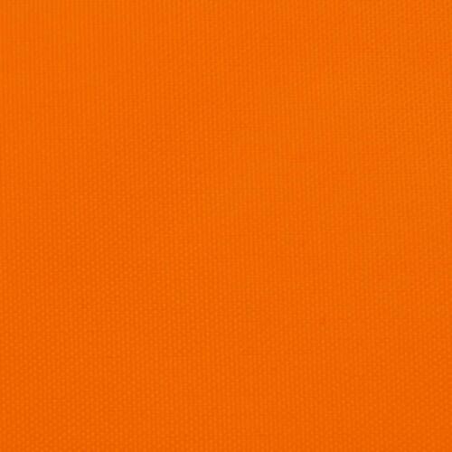 Solsejl 5x7x7 m trekantet oxfordstof orange