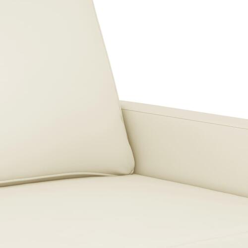 Sofasæt 4 dele velour cremefarvet