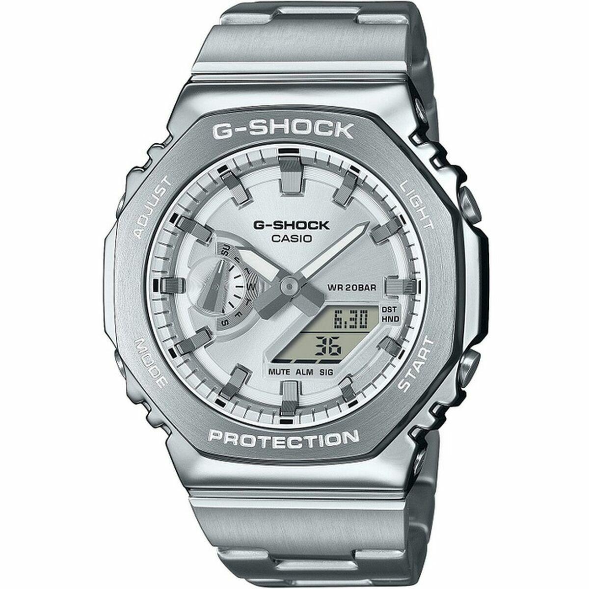 Casio herreur GM-2110D-7AER - G-Shock stål look