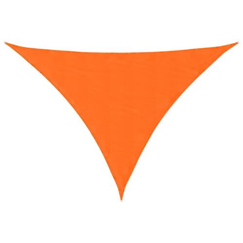 Solsejl 3x4x5 m trekantet oxfordstof orange