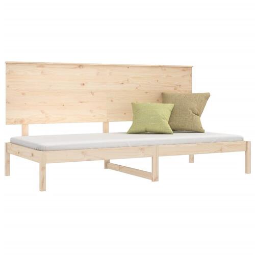 Daybed uden madras 90x200 cm massivt fyrretræ
