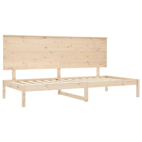 Daybed uden madras 90x200 cm massivt fyrretræ