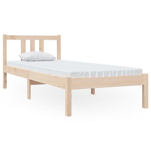 Sengeramme 75x190 cm massivt træ