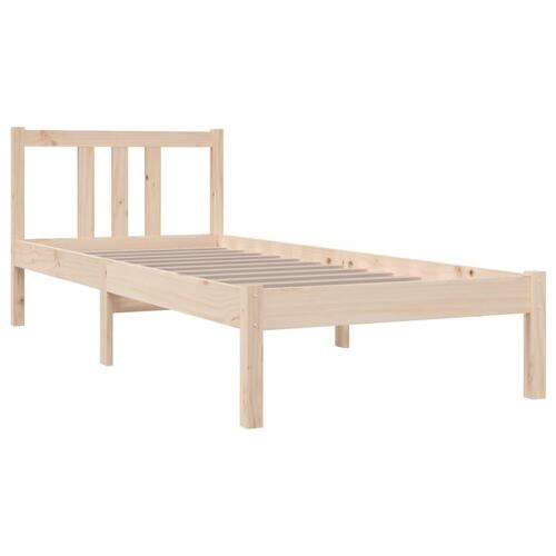 Sengeramme 75x190 cm massivt træ