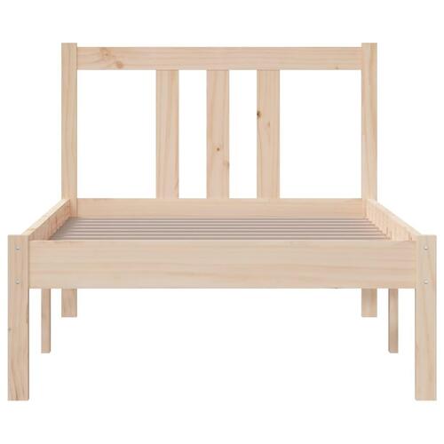 Sengeramme 75x190 cm massivt træ
