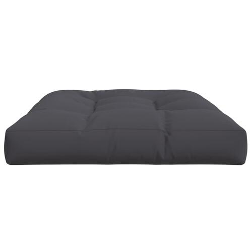 Pallehynde 120x80x12 cm stof antracitgrå