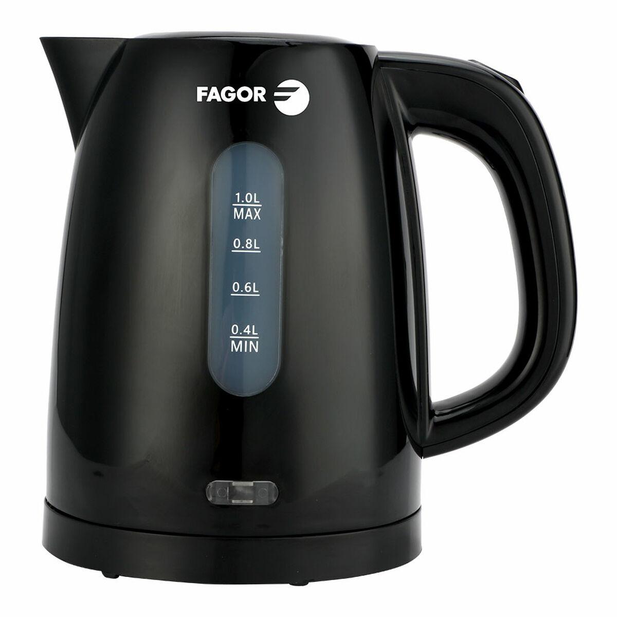 Fagor Teya Noir elkedel 1,0 l - 2.200 W, sort