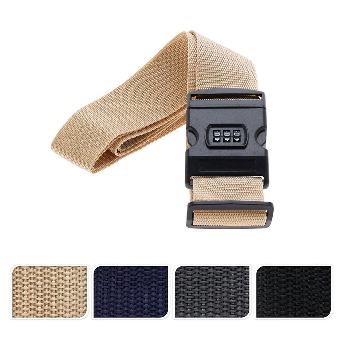 Proworld bagagerem med kodelås 180 × 5 cm - multifarvet