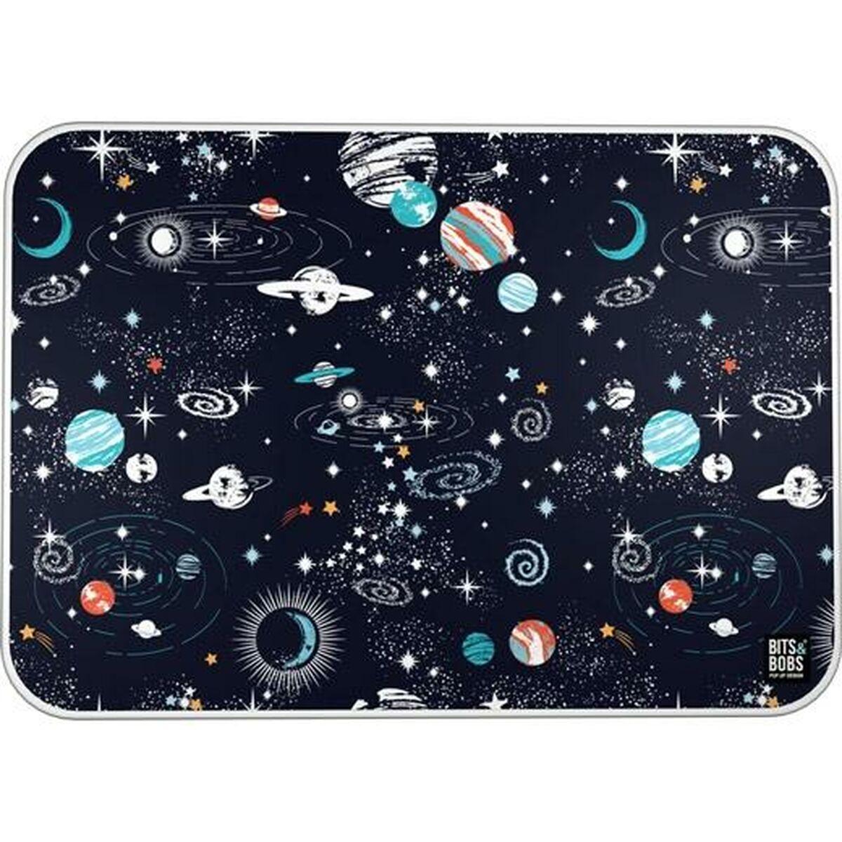 Bits&Bobs Cosmos skriveunderlag/musemåtte - PVC, 47 × 33 cm, multifarvet