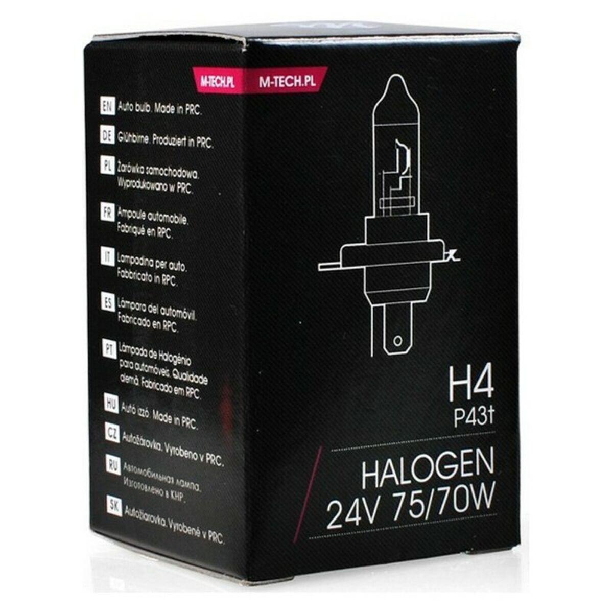 M-Tech Z907 H4 halogenpære 24 V 70/75 W