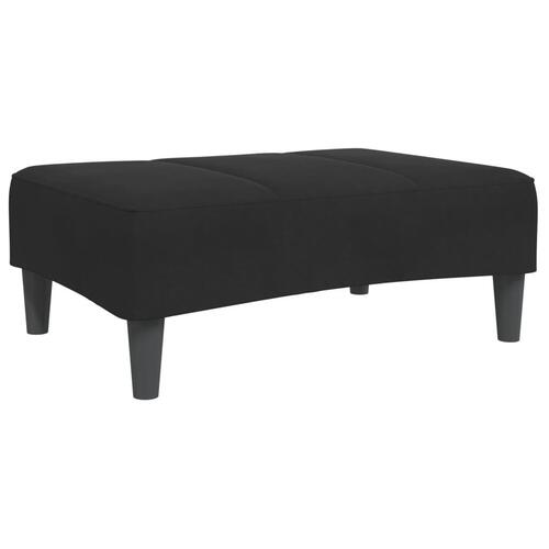 Fodskammel 77x55x31 cm velour sort
