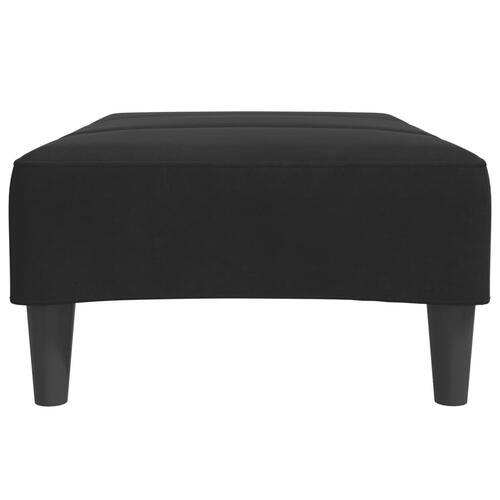 Fodskammel 77x55x31 cm velour sort