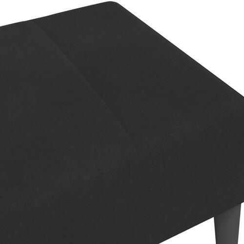 Fodskammel 77x55x31 cm velour sort