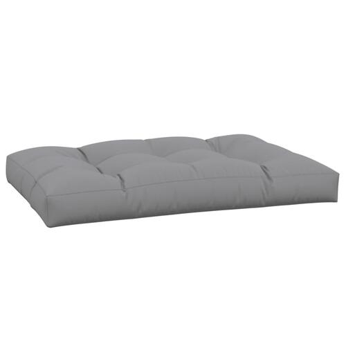 Pallehynde 120x80x12 cm stof grå