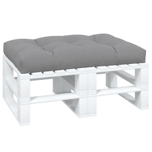 Pallehynde 120x80x12 cm stof grå