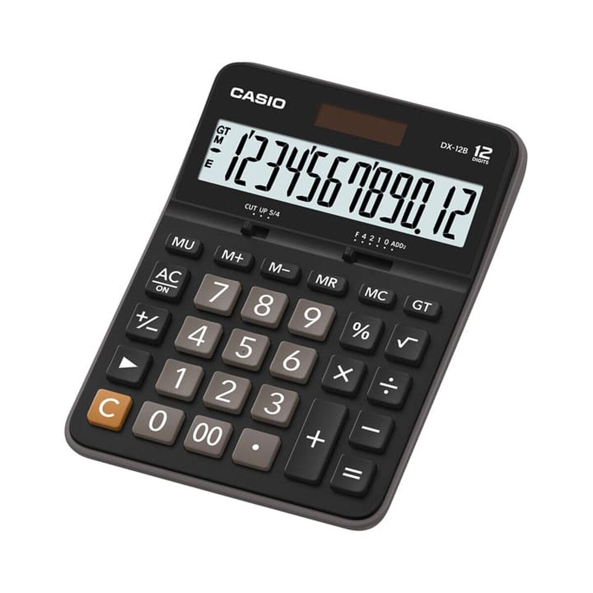 Lommeregner Casio DX-12B Sort