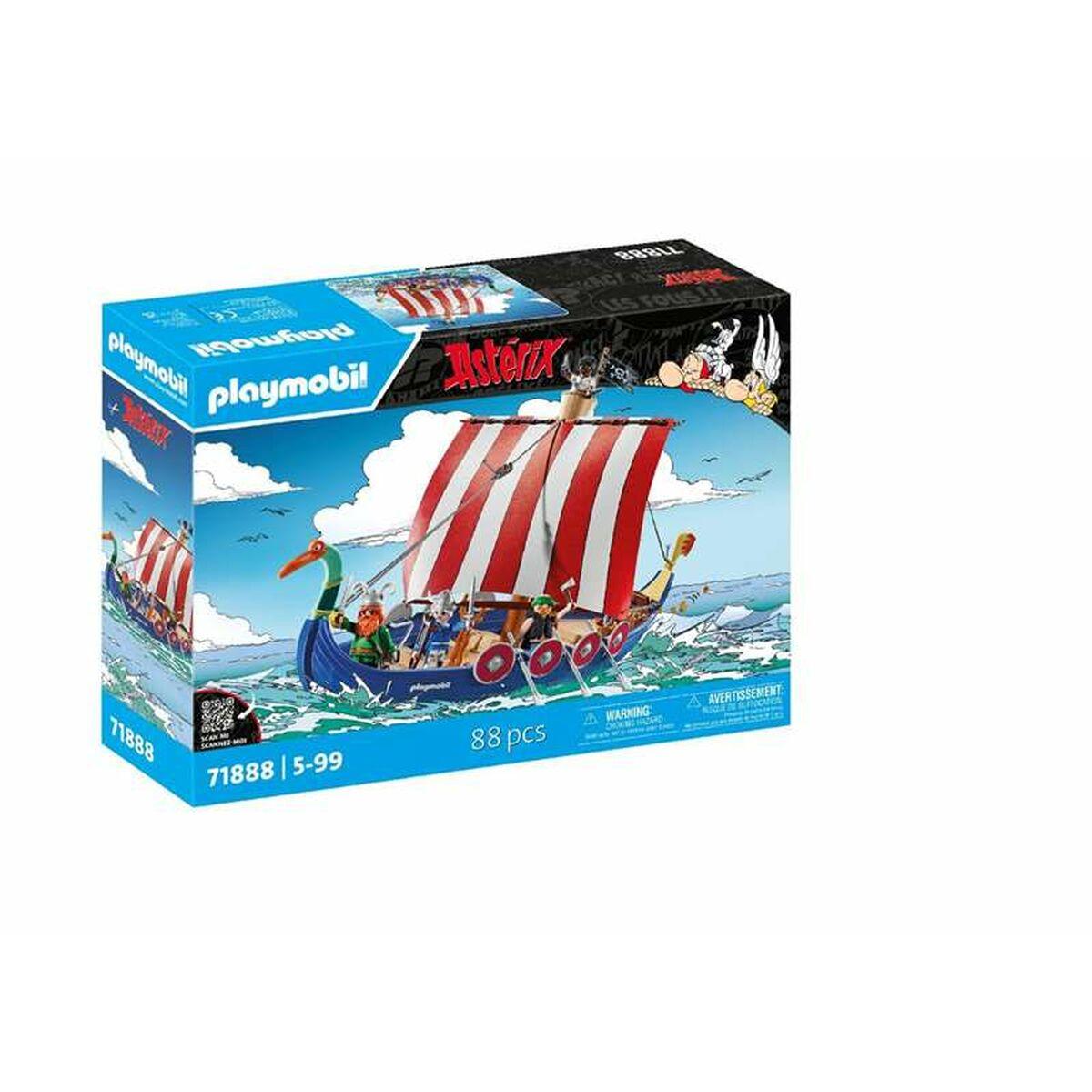 Playmobil Asterix - Vikingeskib legesæt (88 dele) billede