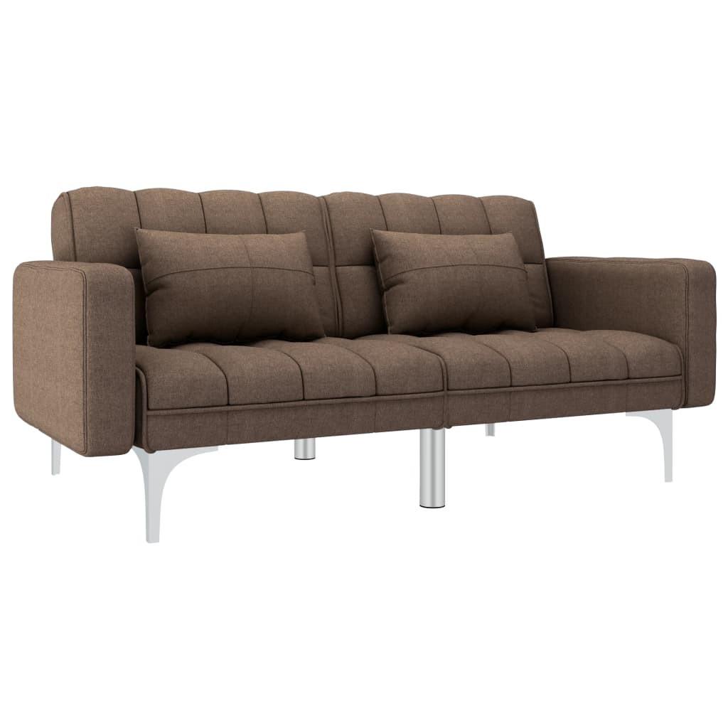 Sovesofa stof brun