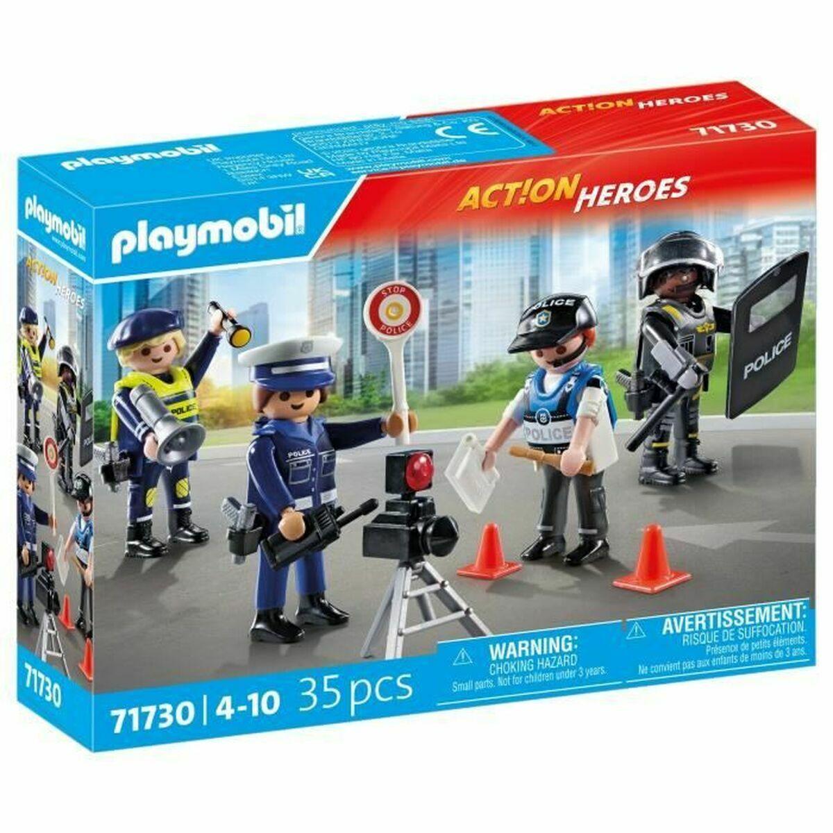 Playmobil Action Heroes - Polititeam legesæt (35 dele) billede