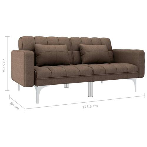 Sovesofa stof brun