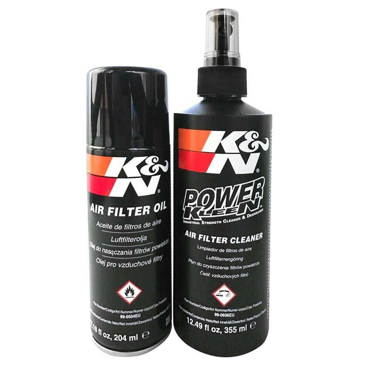 Motorrens sæt K&N KN99-5000EU - air filter cleaner & oil
