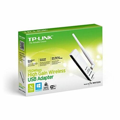 Wi-Fi USB-adapter TP-Link TL-WN722N 150 Mbps Hvid