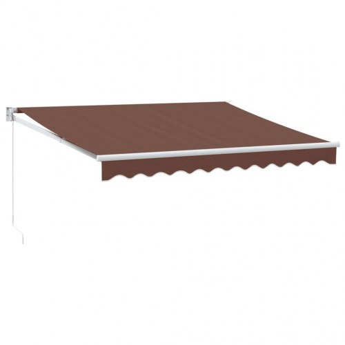 Markise 300 × 250 cm - manuel, brun
