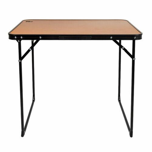 Sammenklappeligt bord Aktive Camping Bambus 80 x 60 x 67 cm