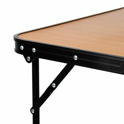 Sammenklappeligt bord Aktive Camping Bambus 80 x 60 x 67 cm