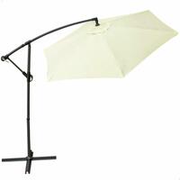 Parasol Aktive Flødefarvet 300 cm 4,2 cm Aluminium