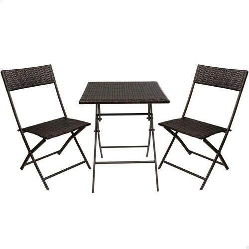 Spisebordsæt med 2 stole Aktive Firkantet 60 x 72 cm