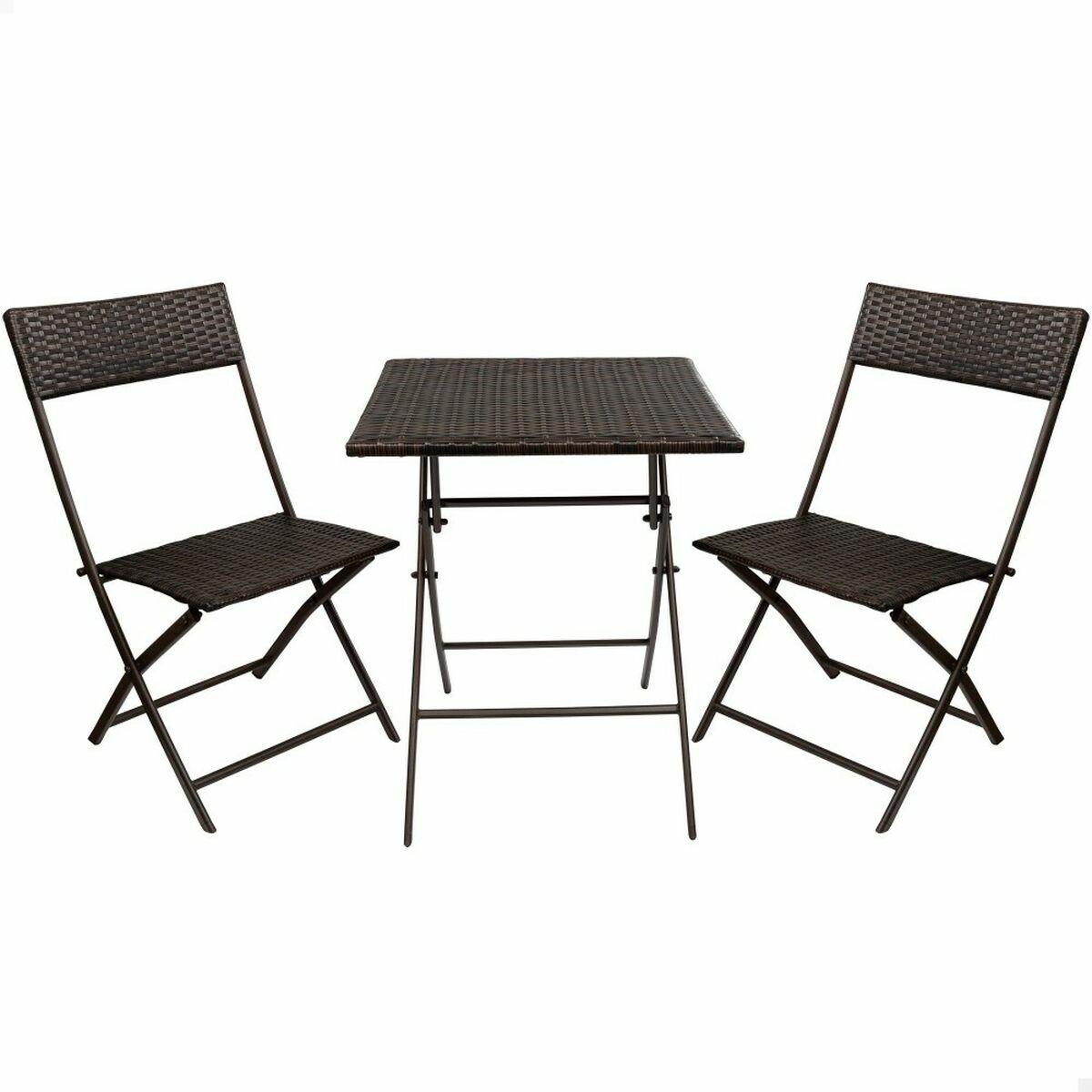Spisebordsæt med 2 stole Aktive Firkantet 60 x 72 cm