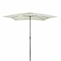Parasol Aktive Flødefarvet Ø 4,8 cm 300 cm Aluminium