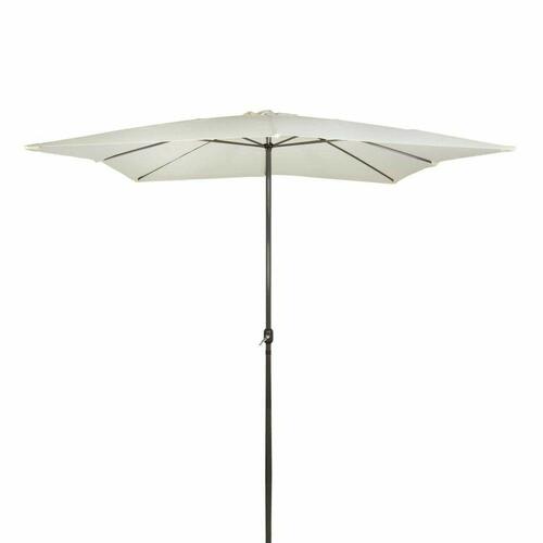 Parasol Aktive Flødefarvet Ø 4,8 cm 300 cm Aluminium