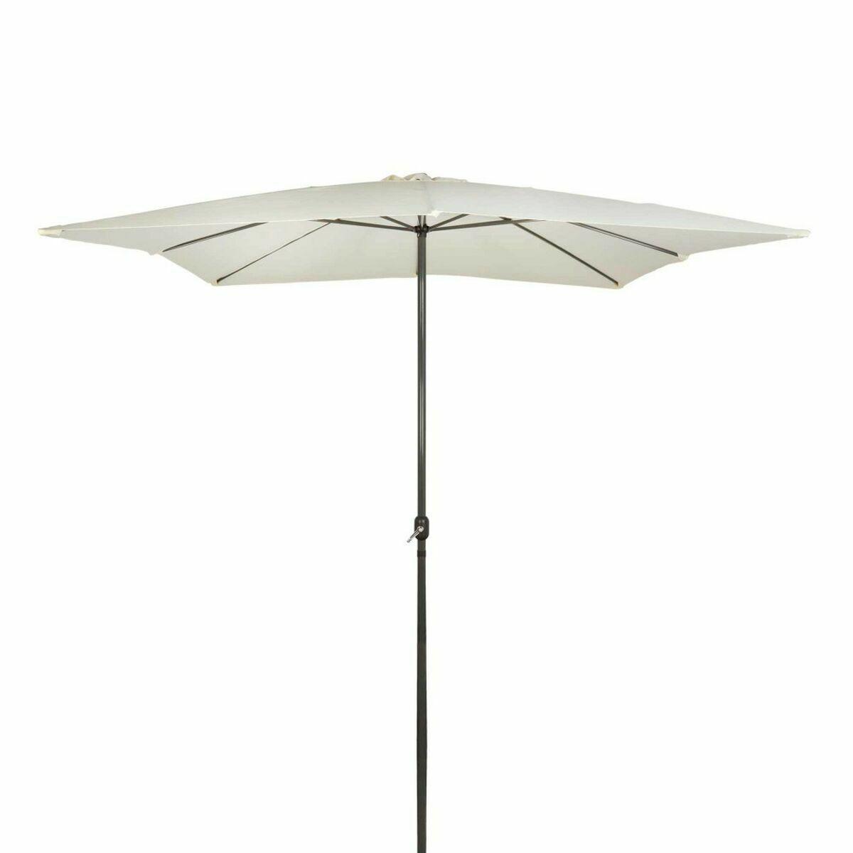 Parasol Aktive Flødefarvet Ø 4,8 cm 300 cm Aluminium