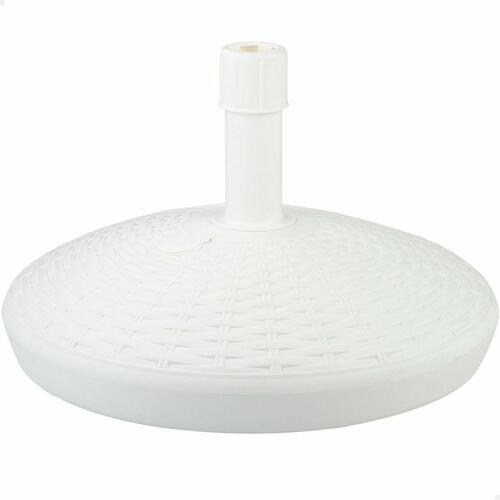 Fod for strandparasol Colorbaby Hvid 30 Kg Plastik