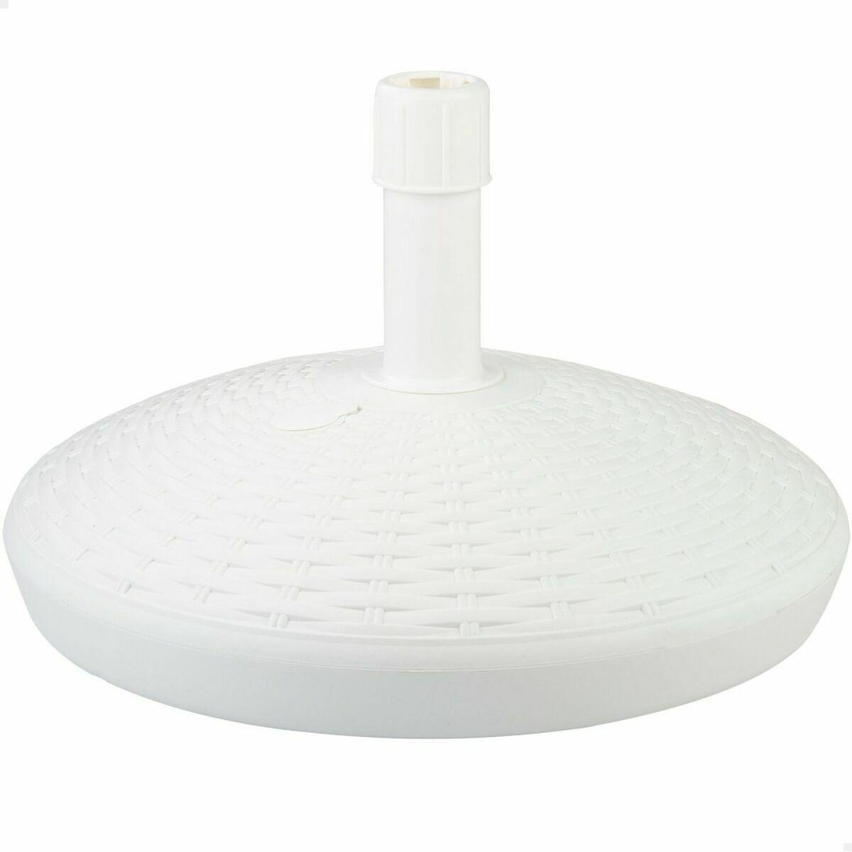 Fod for strandparasol Colorbaby Hvid 30 Kg Plastik