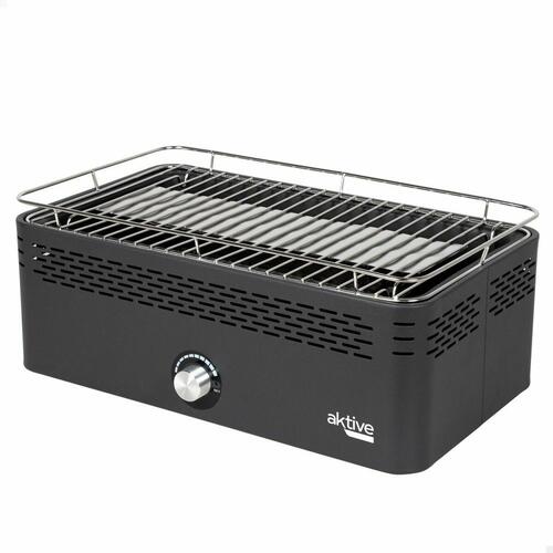 Bærbar røgfri kulgrill Aktive 45 x 19 x 28 cm
