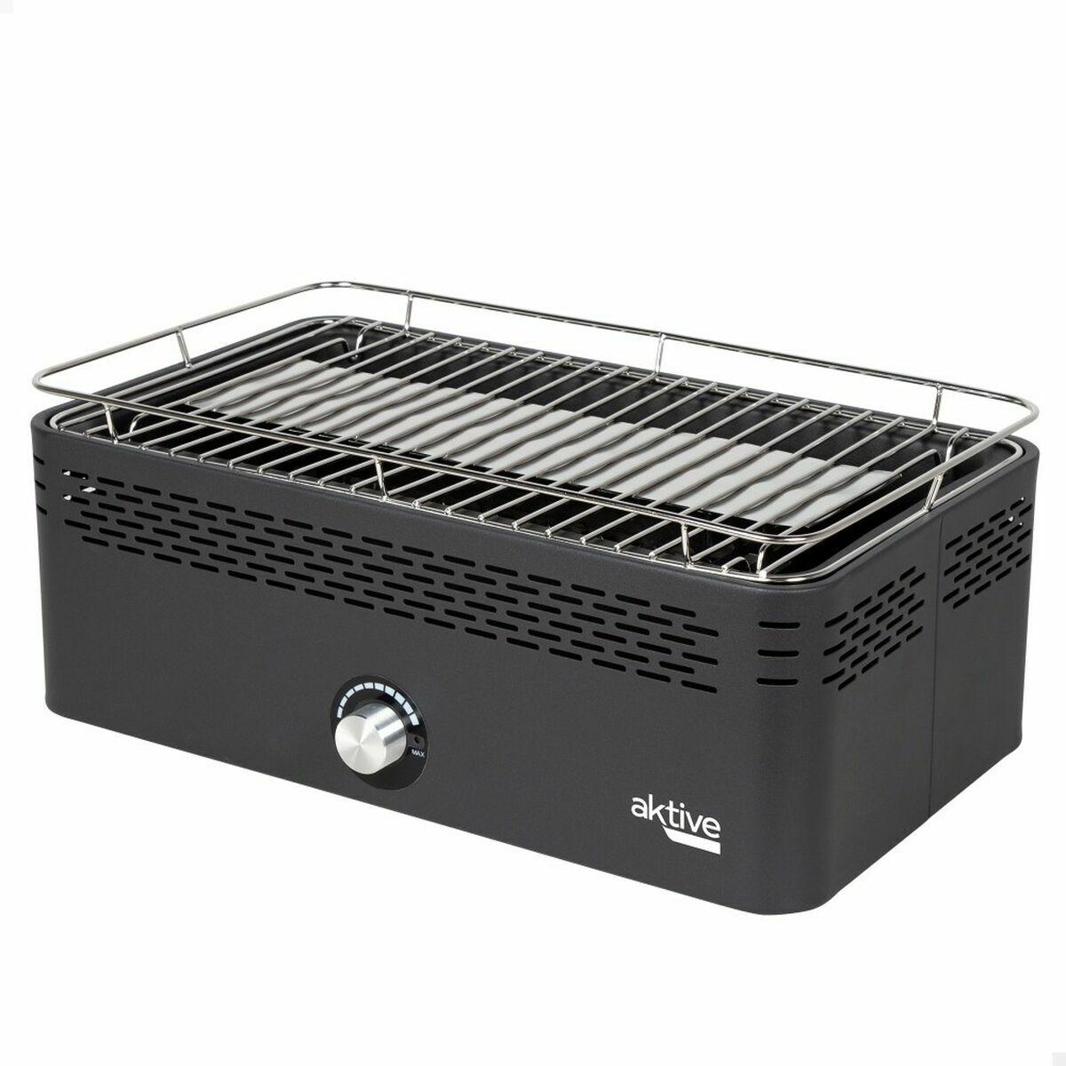 Bærbar røgfri kulgrill Aktive 45 x 19 x 28 cm