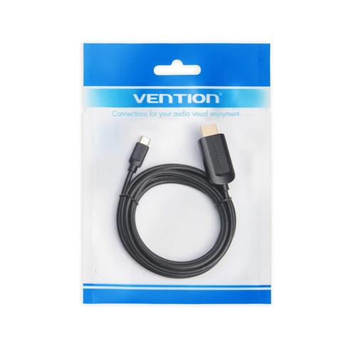 USB-C til HDMI-kabel Vention CGUBG Sort 1,5 m