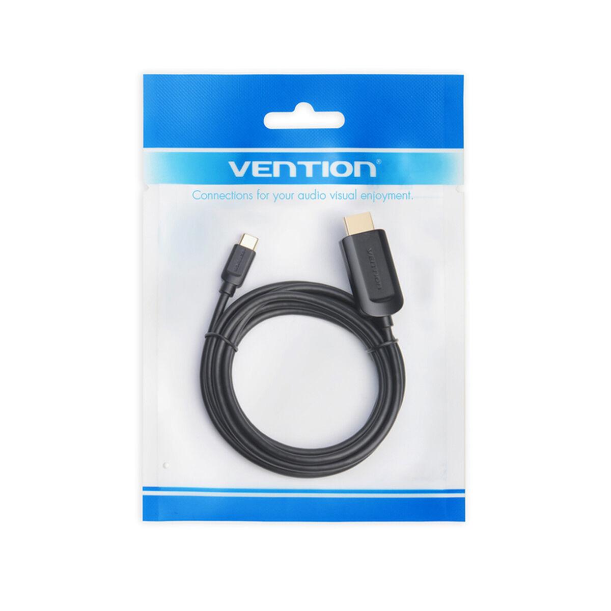 USB-C til HDMI-kabel Vention CGUBG Sort 1,5 m