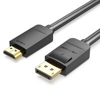 DisplayPort til HDMI kabel Vention HADBH Sort 2 m