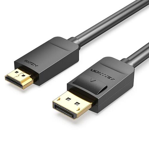DisplayPort til HDMI kabel Vention HADBH Sort 2 m