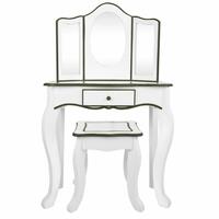 Make-up Bord med Stol Colorbaby Legetøj Hvid Børns 61 x 29 x 100 cm