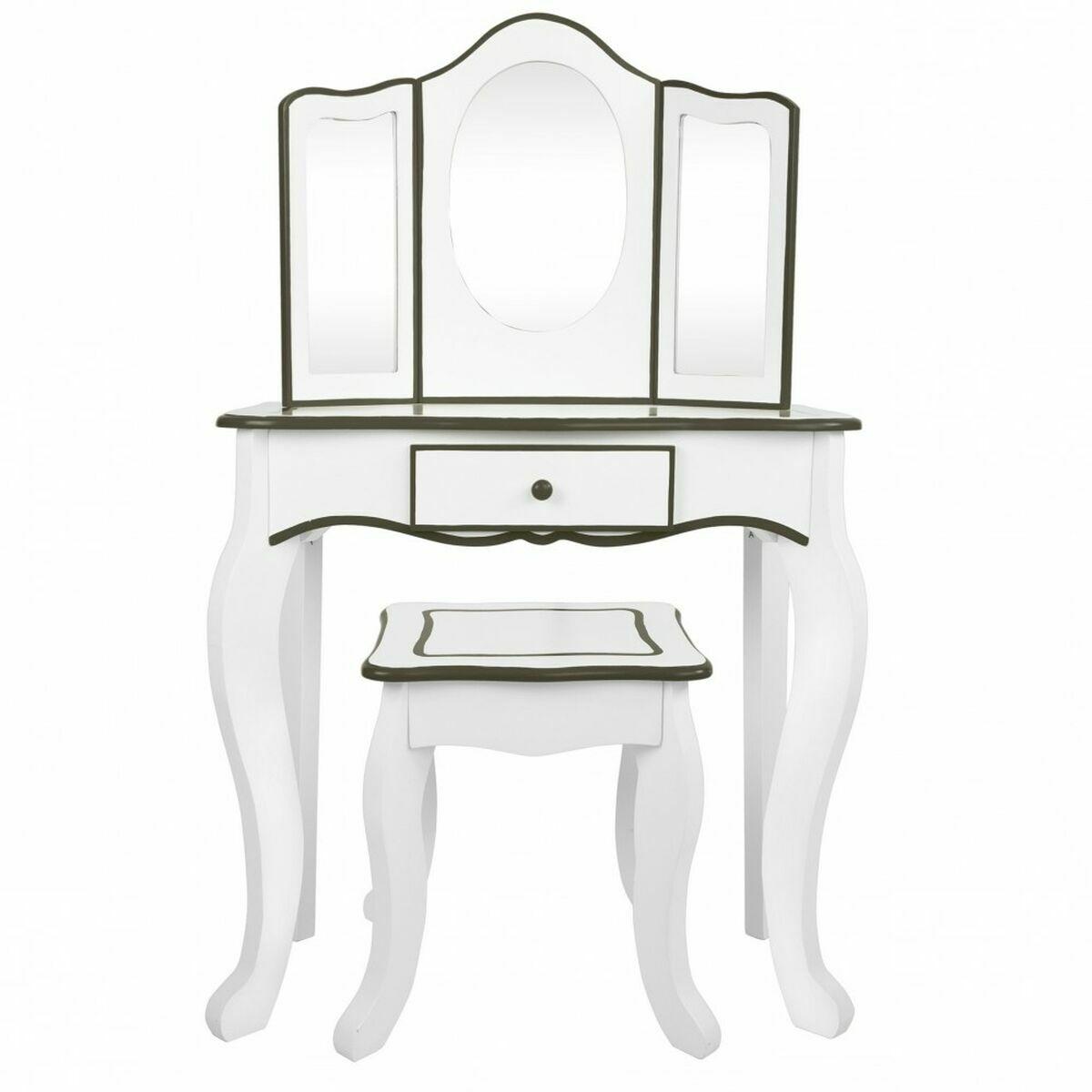 Make-up Bord med Stol Colorbaby Legetøj Hvid Børns 61 x 29 x 100 cm