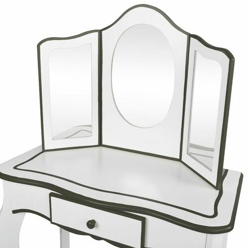 Make-up Bord med Stol Colorbaby Legetøj Hvid Børns 61 x 29 x 100 cm