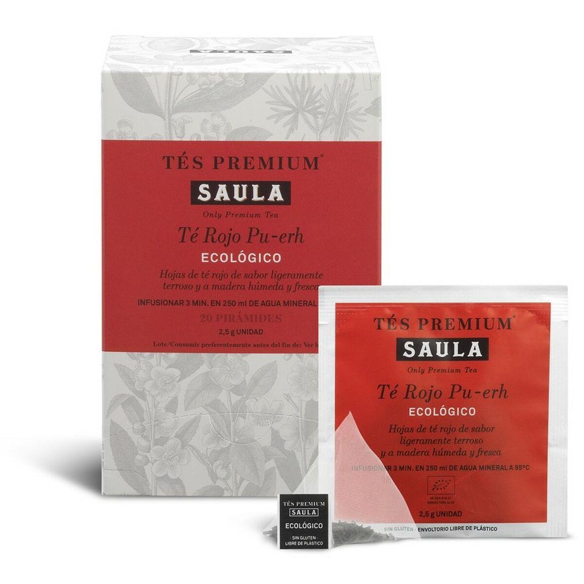 Saula Rød te Pu-erh - PIRÁMIDES, 20 tebreve